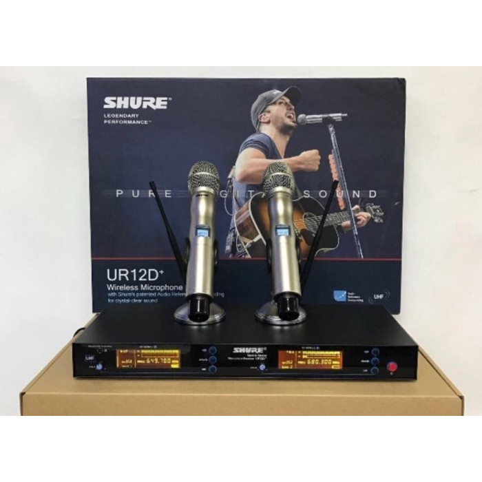 MIC SHURE UR12D+ WIRELESS MICROPHONE
