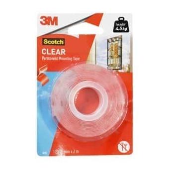 

Mounting Tape 3M Double Tape Clear 2.1Cmx2Mtr Transparan