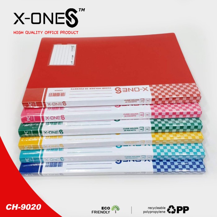 

Baru Dsa Clear Holder 20 Lembar Folio Isi 6 Pcs / F4 Folder On / Map X-One Murah