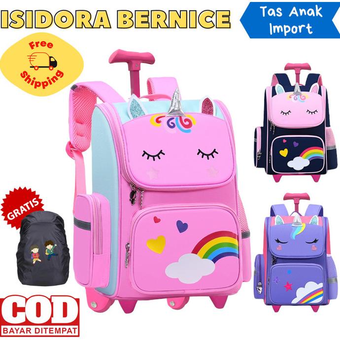 Tas Koper Anak Perempuan Tas Trolley Anak SD