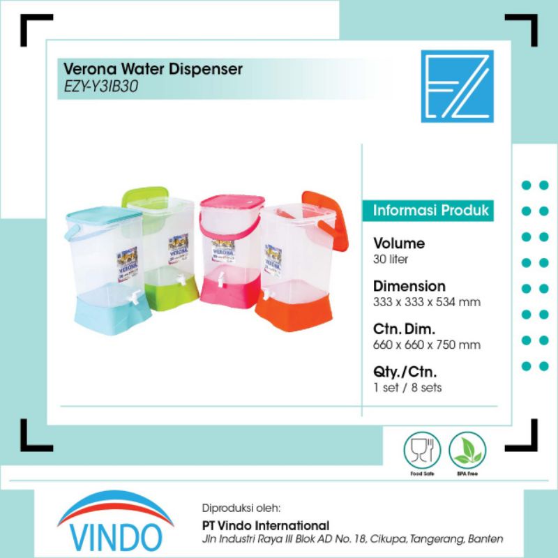 VERONA,WATER DISPENSER 30L