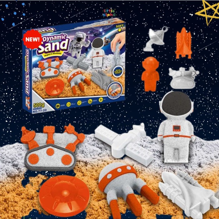 Dynamic Sand - Mainan Kinetic Pasir Anak Ready