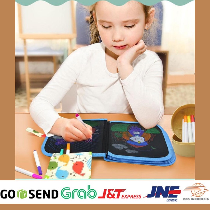 

SALE Mainan Edukasi Anak 4 Tahun Perempuan Buku Gambar Unicorn Kuning Termurah