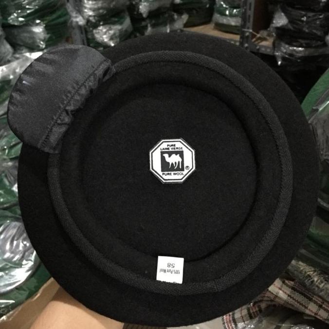 Topi Baret Sabhara / Polisi Asli Onta Hitam Limited Edition