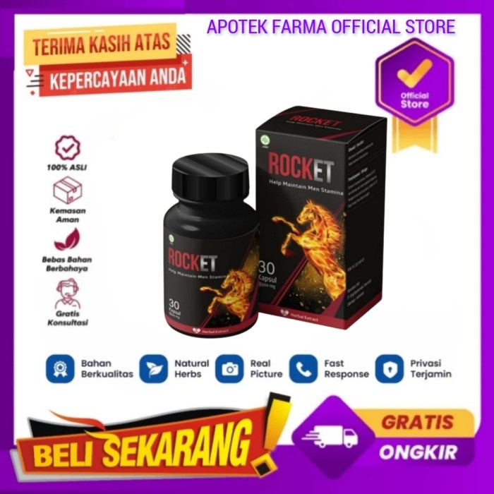 Rocket Obat Herbal Pria Asli Original BPOM