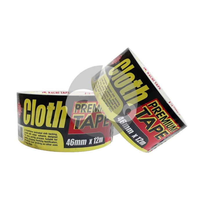 

Cloth Tape Lakban Hitam Solasi Kain Isolasi 46mm