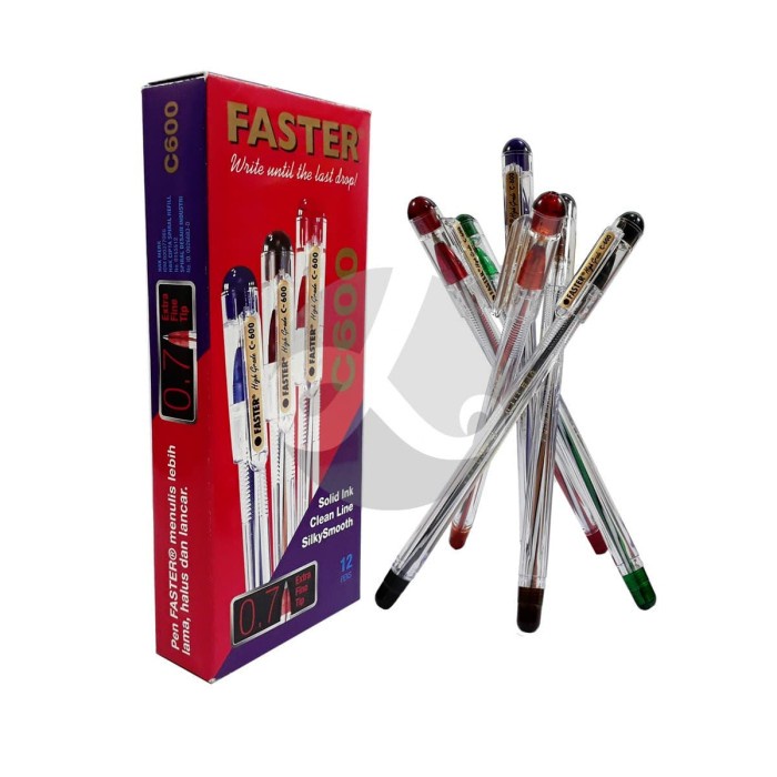 

Faster C 600 Pulpen Pena Ballpoint