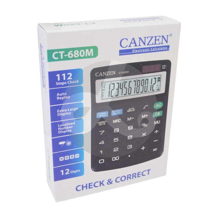 

ELECTRONIC CALCULATOR CANZEN CT-680M kalkulator CANZEN CT 680 M