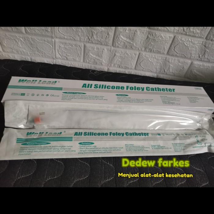 foley catheter silicon walead no.16, 18 / poli kateter -Tatasie