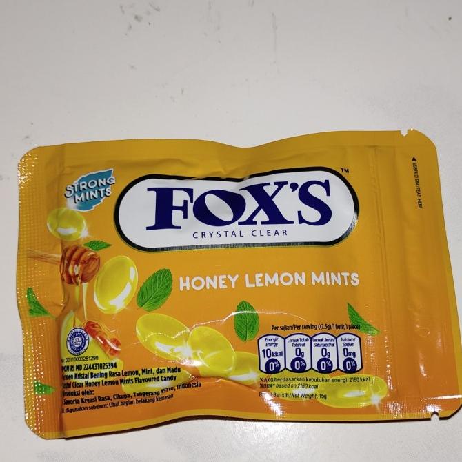 

Fox'S Mini Mints Honey Lemon Mints 15G