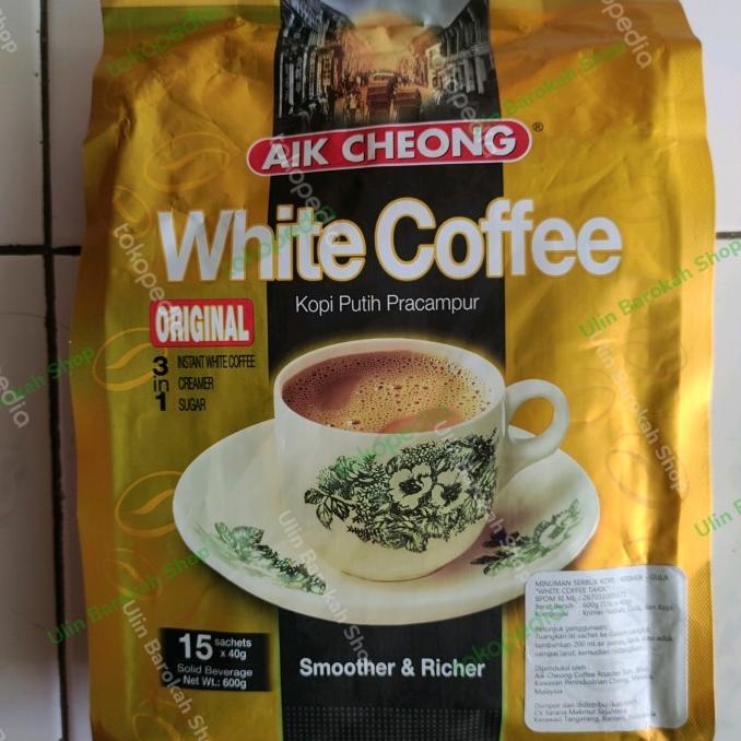 

Aik Cheong White Coffee Instant White Coffee Coffee 3In1 600G