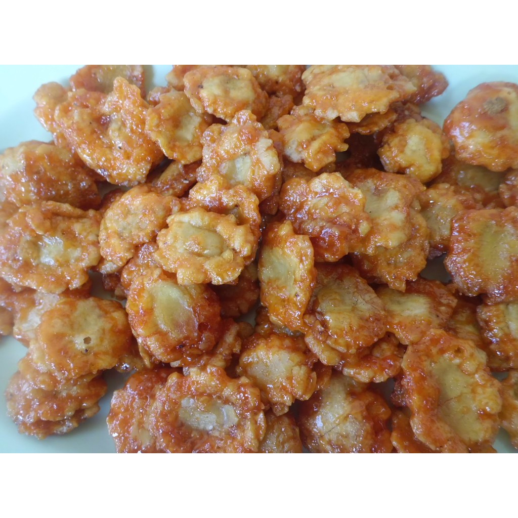 

1 Kg Emping Pedes Manis Kembung/ Emping Tikai