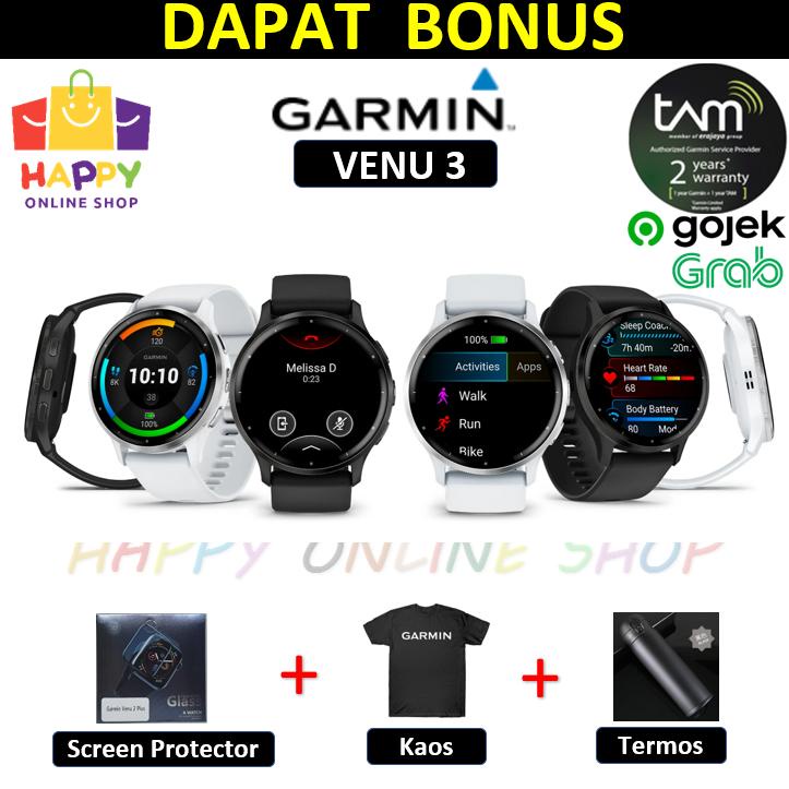 Garmin Venu 3 Venu 3S GPS Smartwatch Garansi TAM 2 Tahun