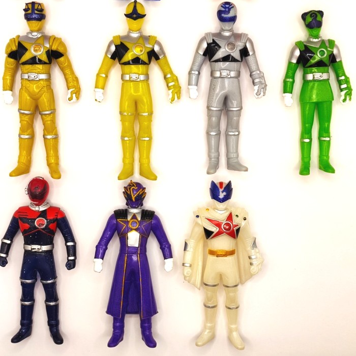 set bandai super sentai kyuranger shishi action figure 11 cm vinyl ori telorayampuyuh