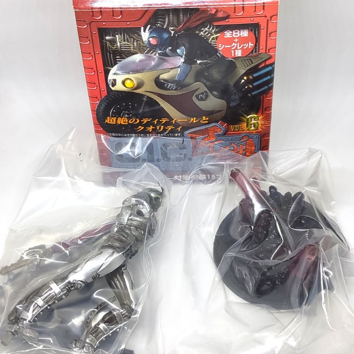 kamen rider shadow moon sic figure takumi damashii bandai black ver. telorayampuyuh