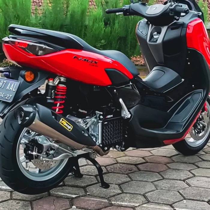 NEW KNALPOT ROB1 NEW NMAX 2020 - FULL SYSTEM STAINLESS 304 ORIGINAL TERBARU