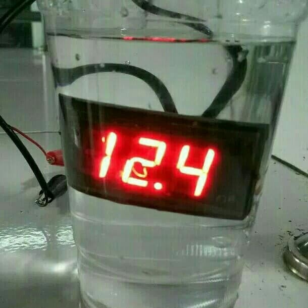 Voltmeter Motor Digital Waterproof LED / Voltmeter Motor GARANSI star
