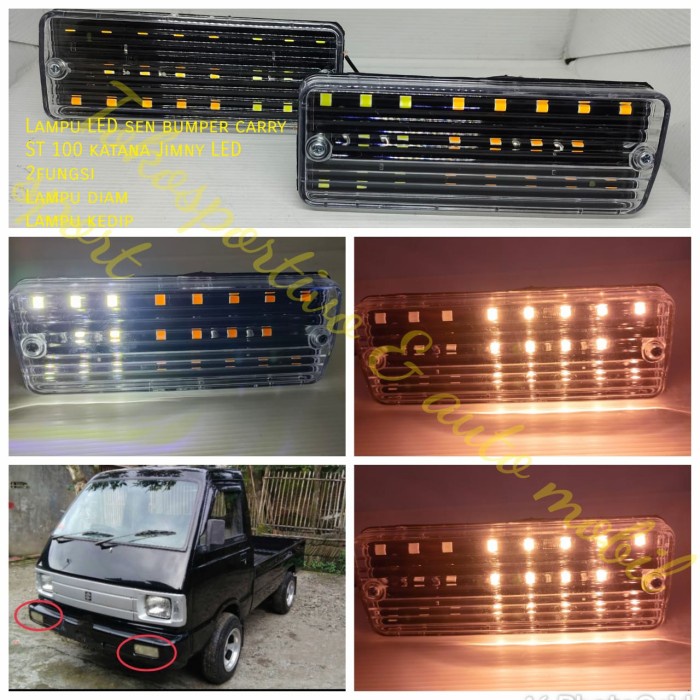 Lampu LED sen sein Bumper Depan Suzuki carry ST100 katana Jimny LED star