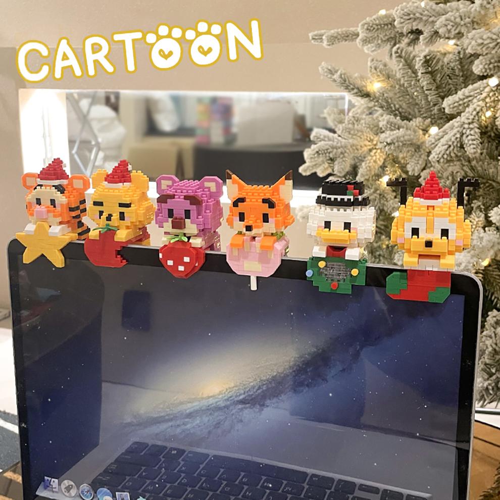 Original EJ - Nano Block Lucu Karakter Kartun Mainan Balok Susun Mainan Anak Edukatif Anak Toy DIY 3