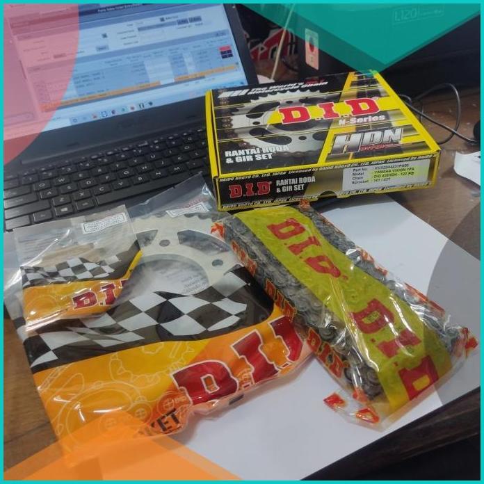 GEAR RANTAI VIXION NEW LIGHTNING NVL (1PA) DID ORIGINAL -FULLSET- 20J