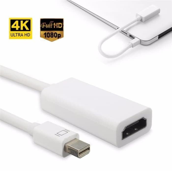 Promo Konektor Macbook Pro Macbook Air Ke Proyektor - Mini Display To Hdmi