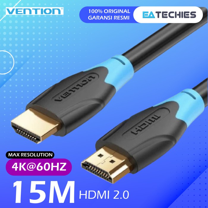 Promo [15M] Vention Hdmi 2.0 - Kabel Hdmi To Hdmi 15 Meter - Aac