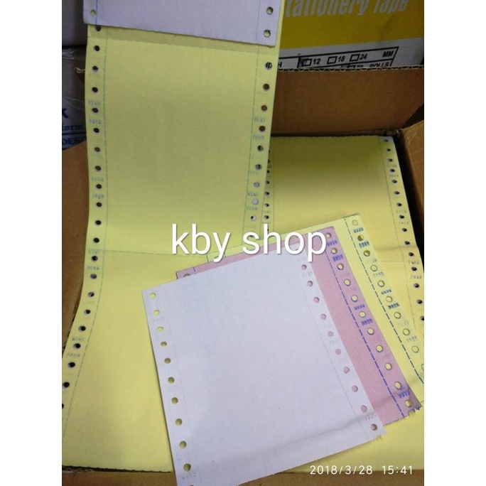 

Kertas Wartel Isi Full 3 Ply Cont Form 9 1/2 : 2 X 11 : 2 Resi Pos Kode 1479