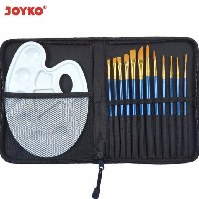 

Art Brush Set Alat Lukis Kuas Cat Air Minyak Acrylic Joyko Brs-7 Kode 13