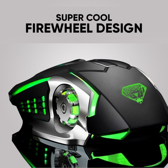 Mouse Wireless Gaming Charging Silent 2.4Ghz 7 Color Rgb Divipard Q3