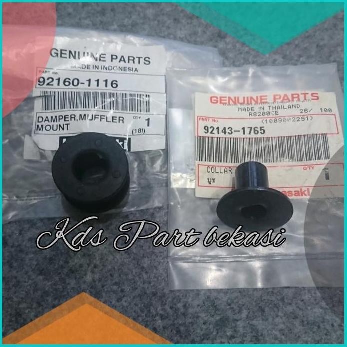 COLLAR+DAMPER KNALPOT NINJA RR OLD ZX 92160-1116 92143-1765 20JVLZ3 p