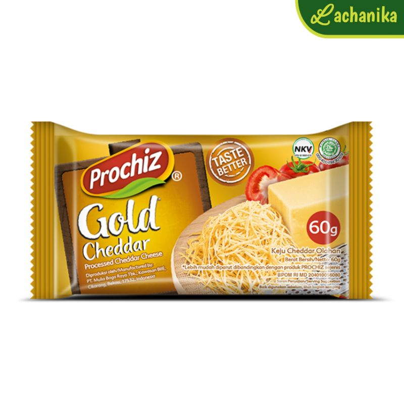 

Keju Prochiz Gold Cheddar 60gr