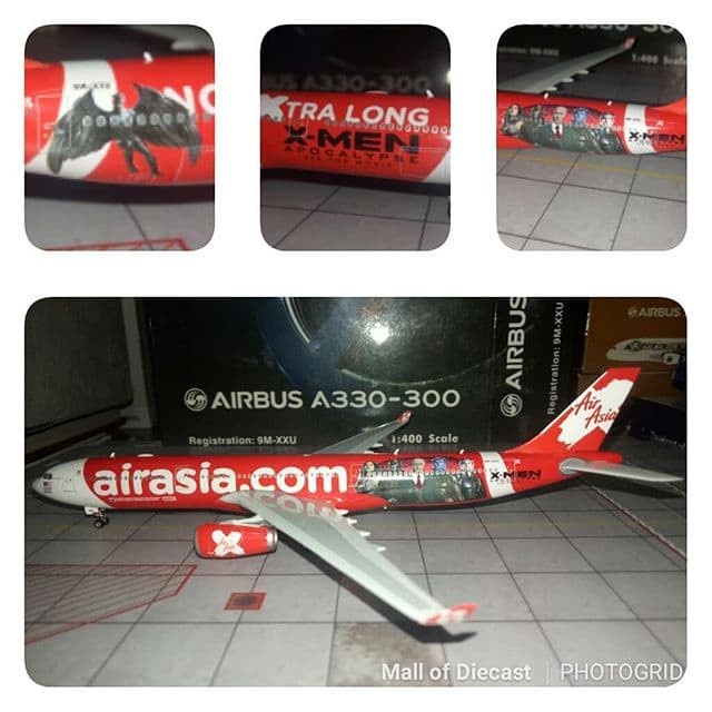 AIR ASIA X AIRBUS A330-300 X-MEN 9M-XXU PHOENIX 1:400