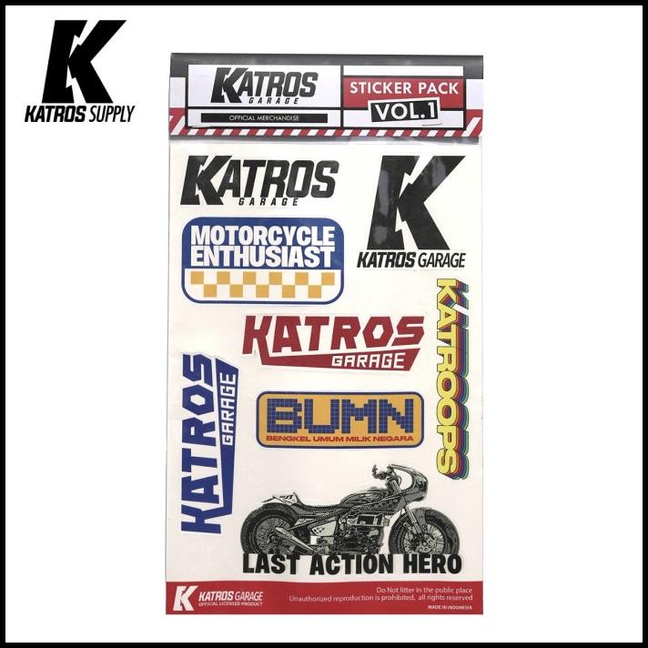

BEST DEAL STICKER PACKS KATROS BY KATROS SUPPLY KATROS GARAGE !!