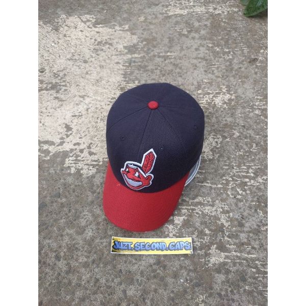 Topi Caps MLB Cleveland Indian Second Original Branded