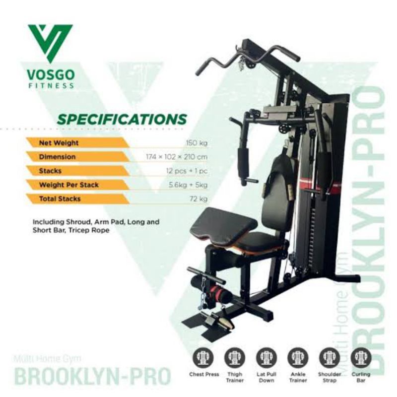 Homegym Fitness Vosgo Brooklyn Pro