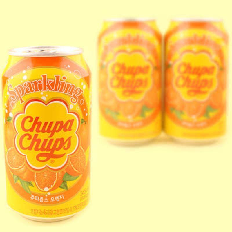 

CHUPA CHUPS Sparkling Orange Drink 345 ML (Made in Korea) Best Seller