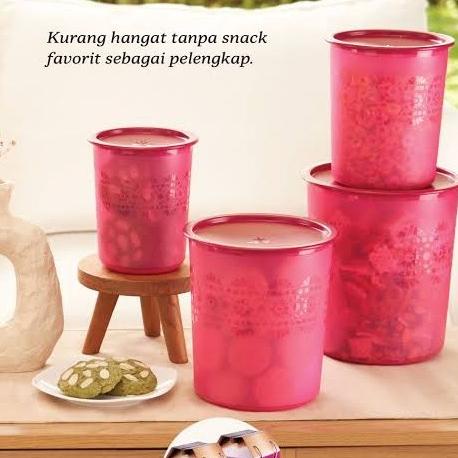 Tupperware Mosaic Canister Set Toples Kue Lebaran Jajananlokalibu