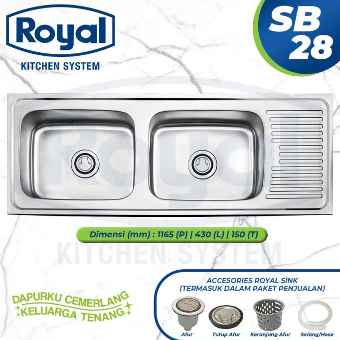 Royal Kitchen Sink SB 28 | Bak Cuci Piring