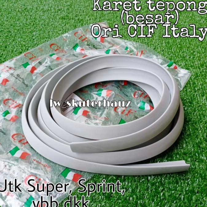 Baru Karet tepong Vespa ori CIF Italy utk Super Sprint vbb dkk