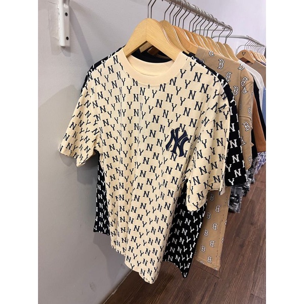MLB NY Monogram Beige Tee