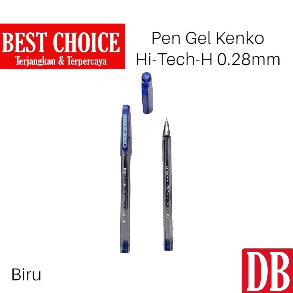 

Murah Gel pen / Pulpen Hitech / Hi-tech Kenko 0.28mm Hitam/Biru (12 pcs) Sale