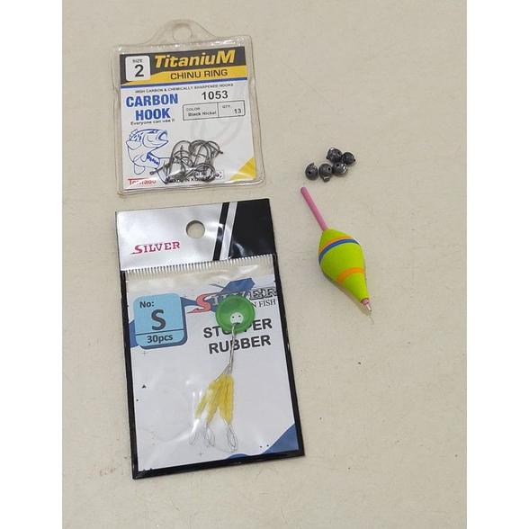 Murah PANCING UDANG DAN IKAN SIAP PAKAI, JORAN + KATROL + MATA PANCING + STOPER + PELAMPUNG + PEMBER