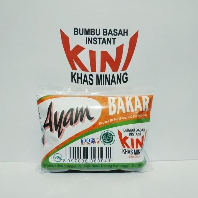 

Bumbu Basah Instant Kini Khas Minang (Ayam Bakar)
