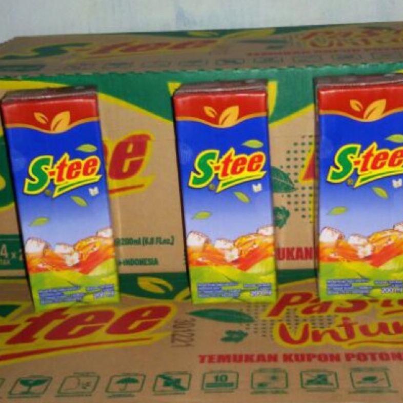 

Terbaru - MINUMAN TEH S-tee Tea Kemasan Kotak 200ml isi 24 !!