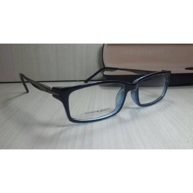 kacamata porsche design hitam biru