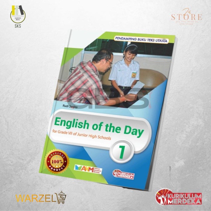 

SALE ENGLISH OF THE DAY Buku Bhs Inggris SMP MTS Kelas 7 8 Termurah