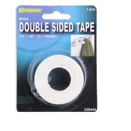 

Perekat Dua Sisi | Krisbow Double Tape 13X750