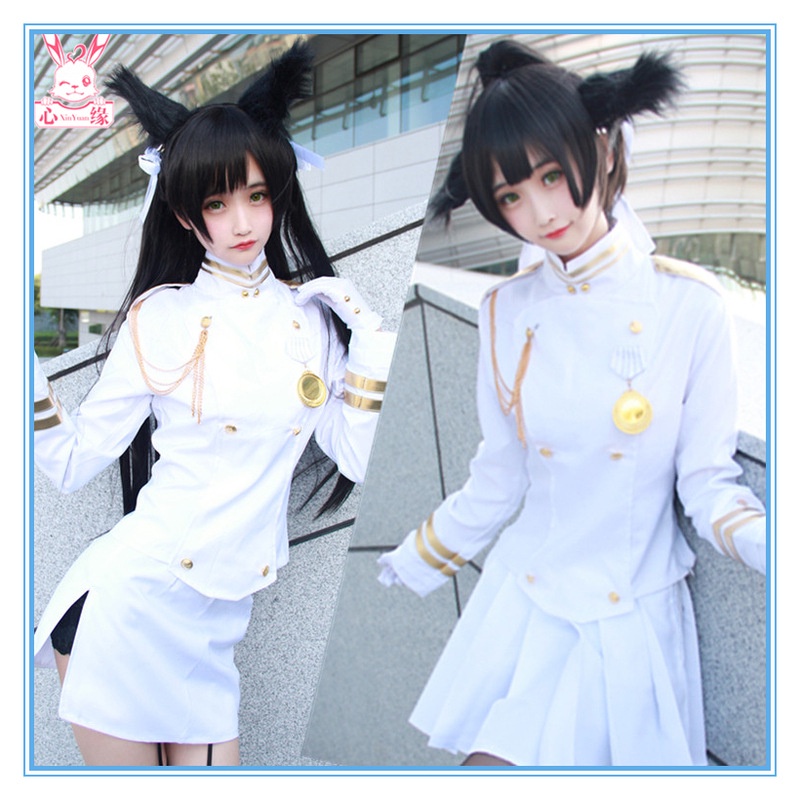 Azur Lane  cosplay IJN Atago cosplay costume IJN Atago wig