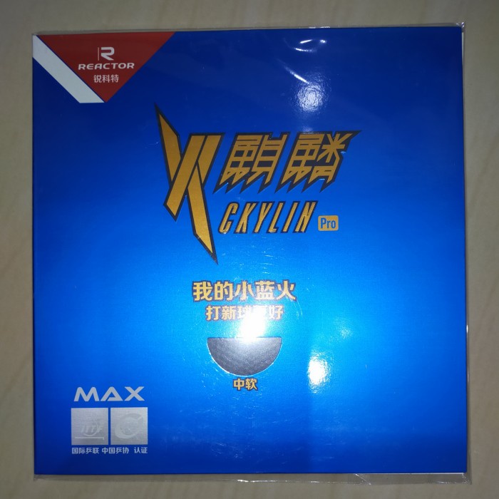 Rubber Karet Ciamik Reactor Ckylin Blue Sponge Pingpong Tenis Meja