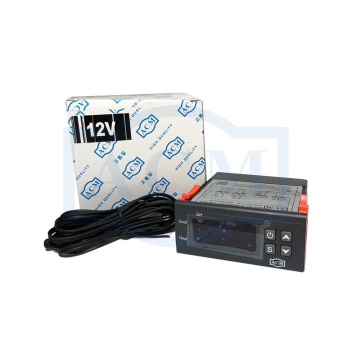 Cod Digital Thermostat 12V Dc Temperature Termostat Model Elitech Merk Acm Kode Hm272